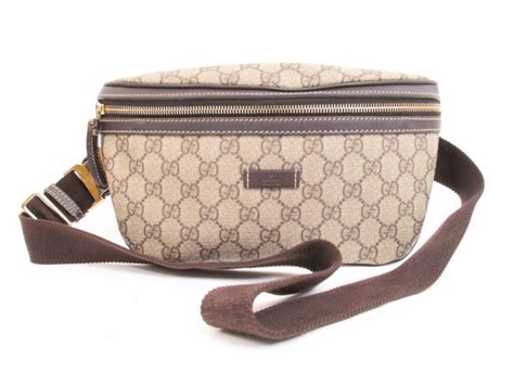 gucci brown belt bag|Gucci fanny pack belt.